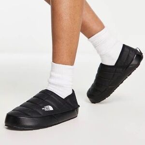 BRAND NEW boy girl youth the north face thermoball slip on black shoes size 12